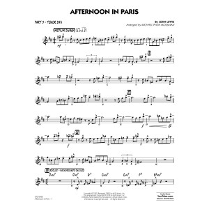 Afternoon in Paris (arr. Michael Philip Mossman) - Part 3 - Tenor Sax