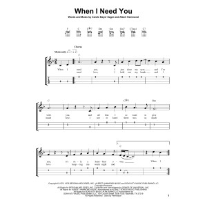 When I Need You