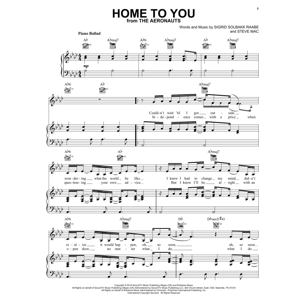 Home To You (from The Aeronauts)