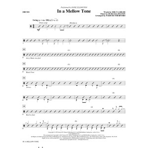 In a Mellow Tone (arr. Paris Rutherford) - Drums