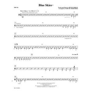 Blue Skies (arr. Paris Rutherford) - Drums