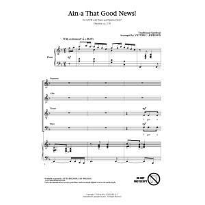 Ain'a That Good News! (arr. Victor C. Johnson)