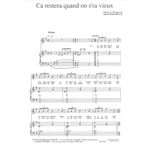 Ca Restera Quand On S'ra Vieux