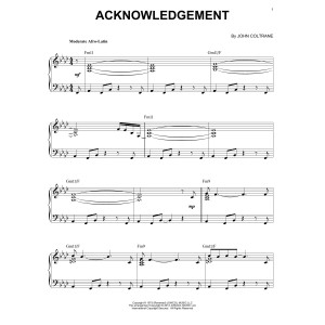Acknowledgement (arr. Brent Edstrom)