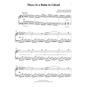There Is A Balm In Gilead (arr. Randall Hartsell)
