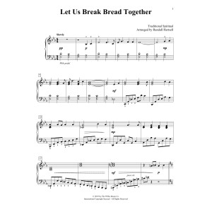 Let Us Break Bread Together (arr. Randall Hartsell)