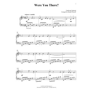 Were You There? (arr. Randall Hartsell)