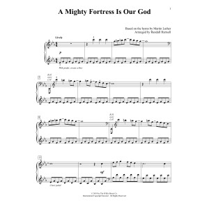 A Mighty Fortress Is Our God (arr. Randall Hartsell)