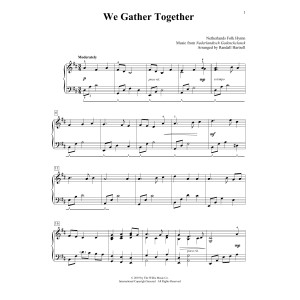 We Gather Together (arr. Randall Hartsell)