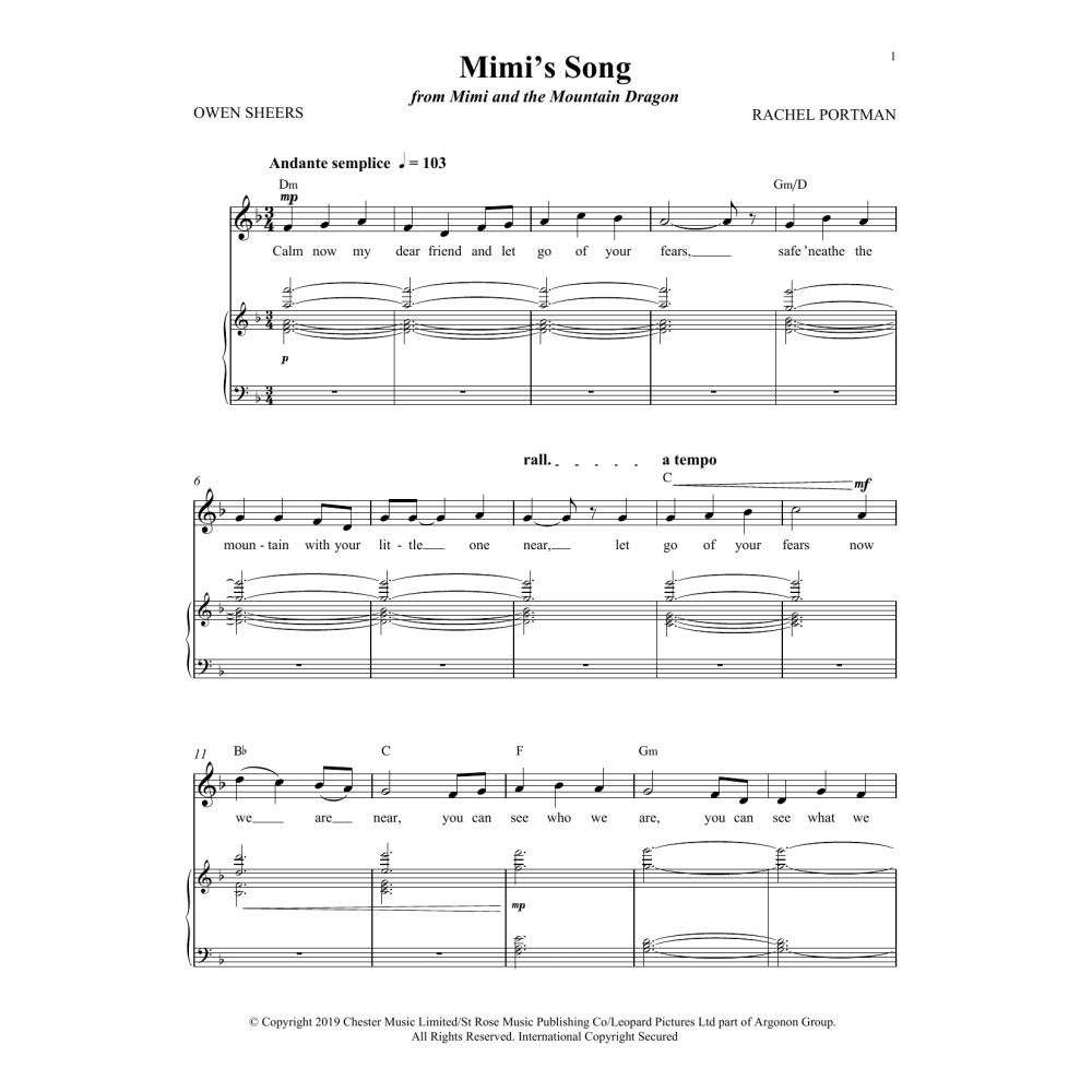 Mimi's Song (from Mimi and the Mountain Dragon)