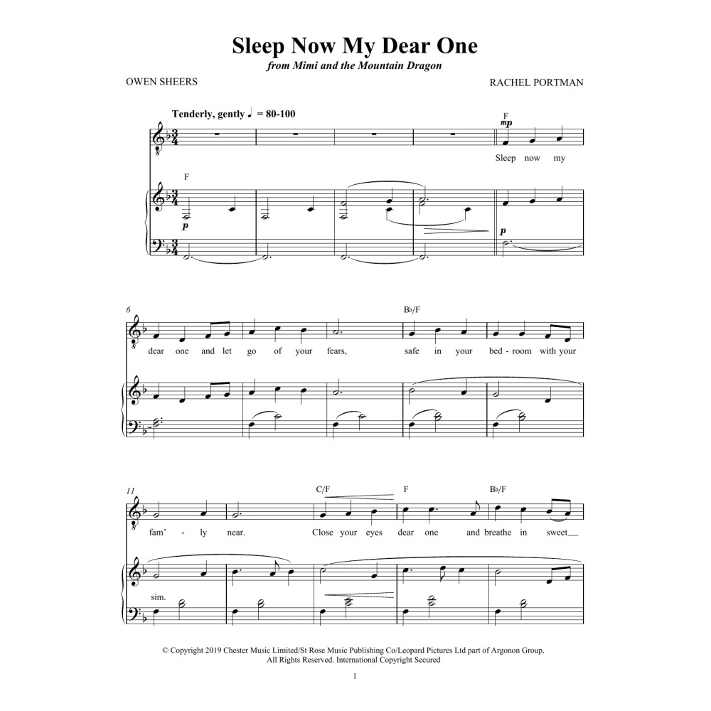 Sleep Now My Dear One (from Mimi and the Mountain Dragon)