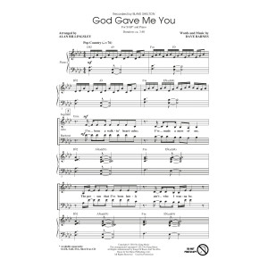 God Gave Me You (arr. Alan Billingsley)