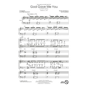 God Gave Me You (arr. Alan Billingsley)