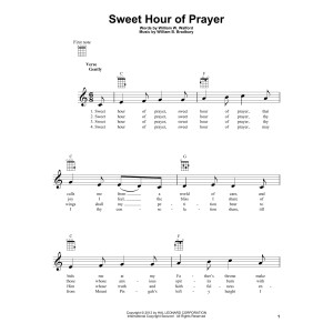 Sweet Hour Of Prayer