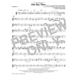 One Day More (from Les Miserables) (arr. Mark Brymer) - Bb Trumpet 2