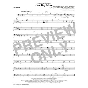 One Day More (from Les Miserables) (arr. Mark Brymer) - Trombone