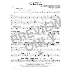 One Day More (from Les Miserables) (arr. Mark Brymer) - Drums