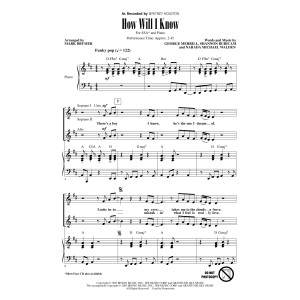 How Will I Know (arr. Mark Brymer)