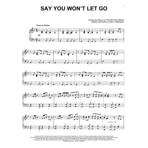 Say You Won't Let Go