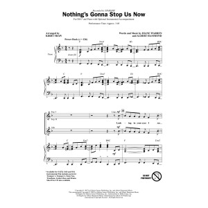 Nothing's Gonna Stop Us Now (arr. Kirby Shaw)