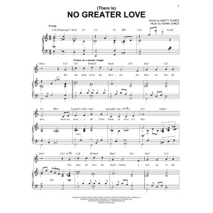 (There Is) No Greater Love [Jazz version] (arr. Brent Edstrom)