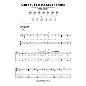 Can You Feel The Love Tonight (from The Lion King)