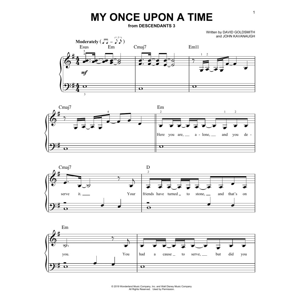 My Once Upon A Time (from Disney's Descendants 3)