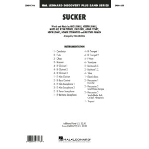 Sucker (arr. Paul Murtha) - Conductor Score (Full Score)