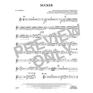 Sucker (arr. Paul Murtha) - Bb Clarinet 1