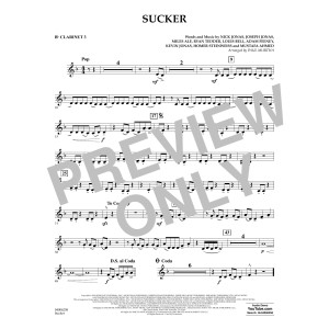 Sucker (arr. Paul Murtha) - Bb Clarinet 3