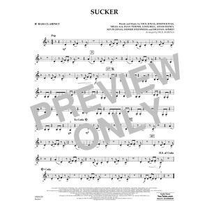 Sucker (arr. Paul Murtha) - Bb Bass Clarinet