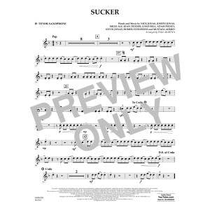 Sucker (arr. Paul Murtha) - Bb Tenor Saxophone