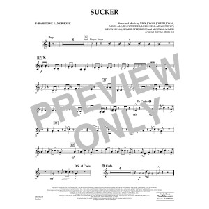 Sucker (arr. Paul Murtha) - Eb Baritone Saxophone
