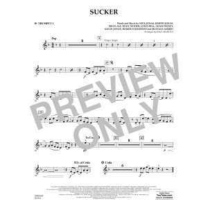 Sucker (arr. Paul Murtha) - Bb Trumpet 1
