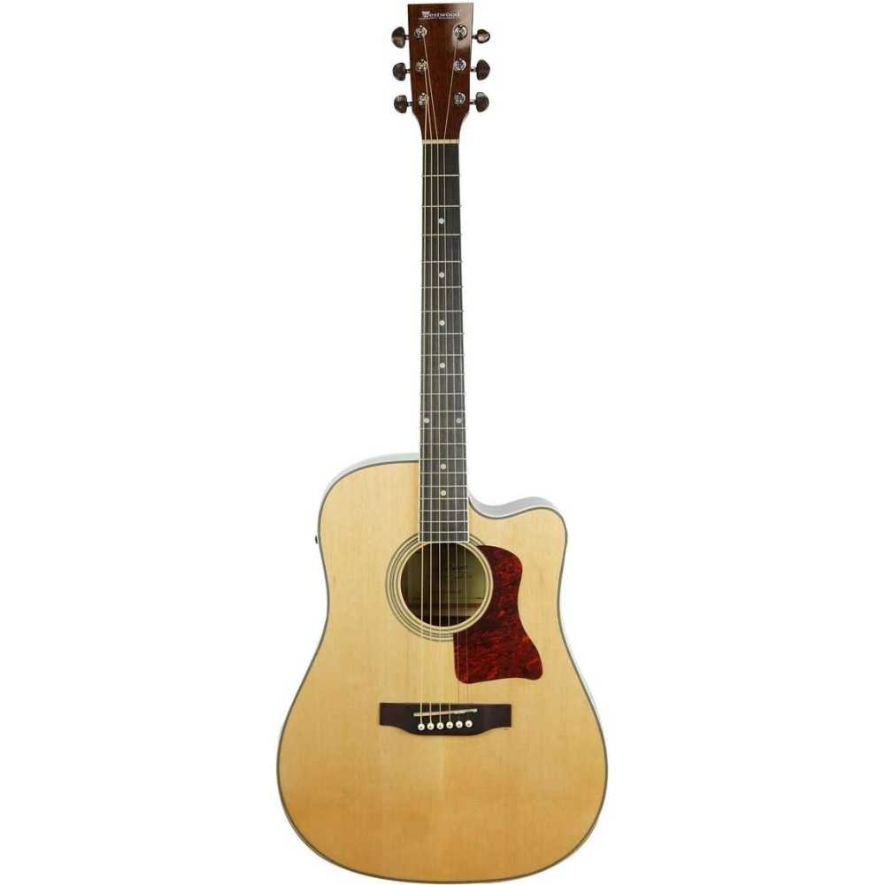 Westwood Guitare Dread F750NCEF Table massive naturel Electro cut Fishman EQ