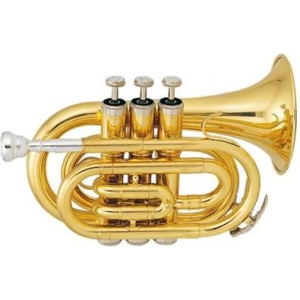 Capelle Trompette de poche Si bémol Laiton verni