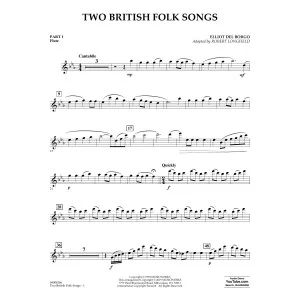 Two British Folk Songs (arr. Robert Longfield) - Pt.1 - Flute