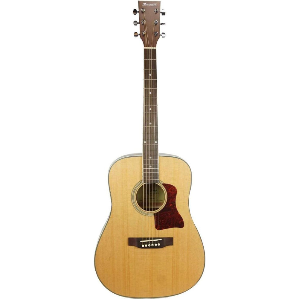 Westwood Guitare Dread F650 Naturel Dos Ecl Acajou