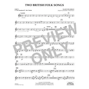 Two British Folk Songs (arr. Robert Longfield) - Pt.3 - Eb Alto Sax/Alto Clar.