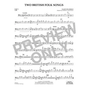 Two British Folk Songs (arr. Robert Longfield) - Pt.4 - Cello