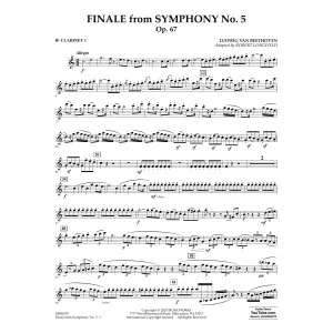 Finale from Symphony No. 5 (arr. Robert Longfield) - Bb Clarinet 1