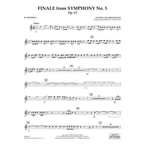 Finale from Symphony No. 5 (arr. Robert Longfield) - Bb Trumpet 1