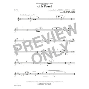 All Is Found (from Disney's Frozen 2) (arr. Mark Brymer) - Flute