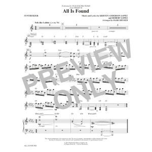 All Is Found (from Disney's Frozen 2) (arr. Mark Brymer) - Synthesizer