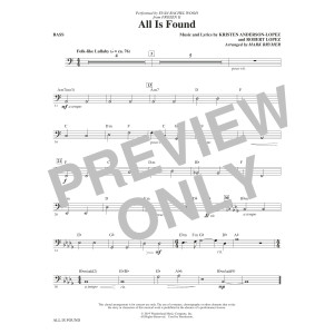 All Is Found (from Disney's Frozen 2) (arr. Mark Brymer) - Bass