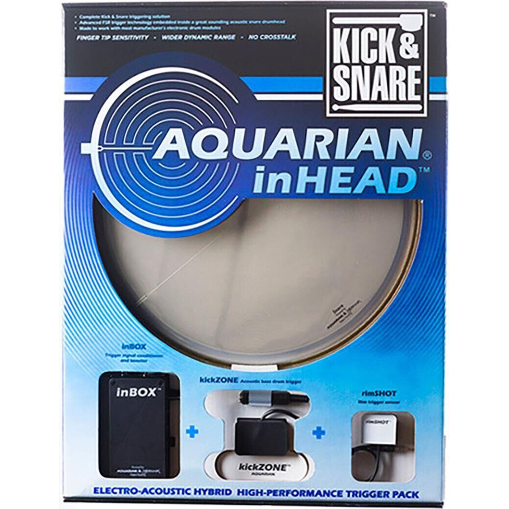 Aquarian Pack Kick & Snare Inhead 14"
