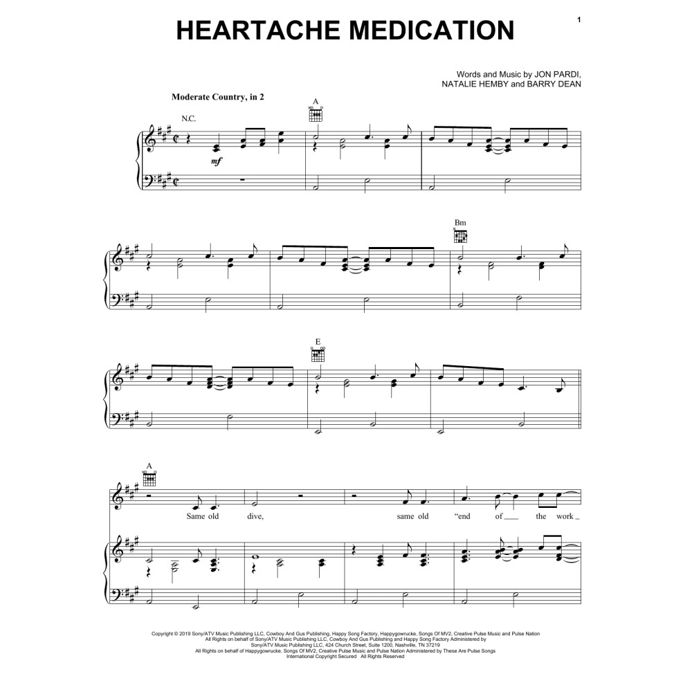 Heartache Medication
