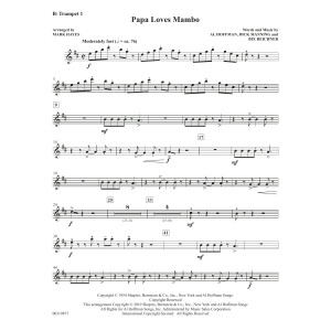 Papa Loves Mambo (arr. Mark Hayes) - Bb Trumpet 1