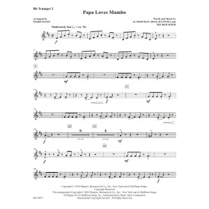 Papa Loves Mambo (arr. Mark Hayes) - Bb Trumpet 2