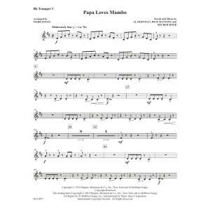 Papa Loves Mambo (arr. Mark Hayes) - Bb Trumpet 3
